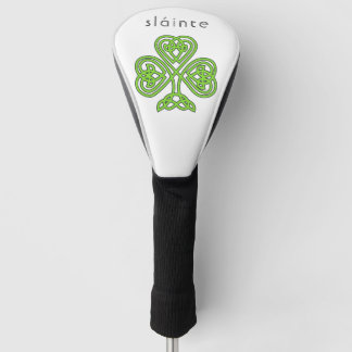 Slainte Celtic Shamrock Green St. Patrick's Day Golfheadcover