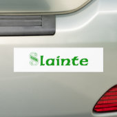Slainte Cheers in het Iers Bumpersticker (Op auto)