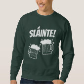 Sláinte cool green St Patrick's Day sweatshirt (Voorkant)