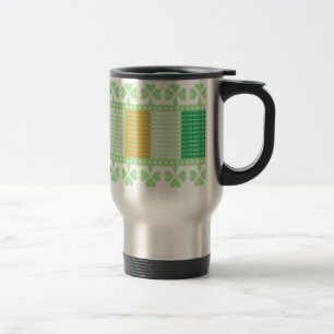 Slainte Flag Shamrock Stainless Steel Travel Mug Reisbeker