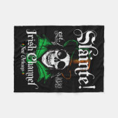 Slainte Irish Channel New Orleans St Patricks Day  Fleece Deken (Voorkant (Horizontaal))