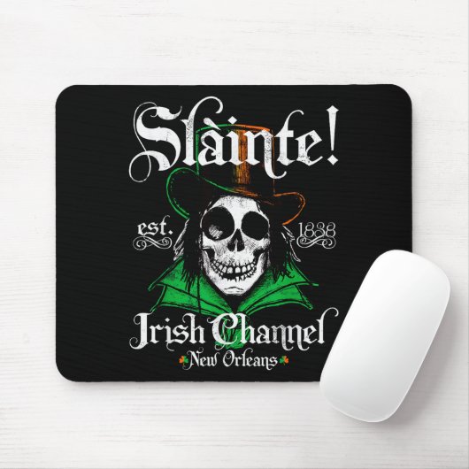 Slainte Irish Channel New Orleans St Patricks Day  Muismat (Met muis)