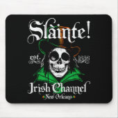 Slainte Irish Channel New Orleans St Patricks Day Muismat (Voorkant)