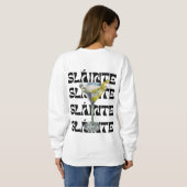 SLAINTE Irish Martini Sweatshirt Jour de la Saint (Dos entier)