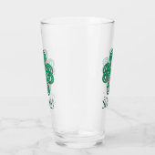 Sláinte Irish Shamrock Green Lucky Clover Glas (Rechts)