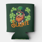 Slainte Irish Toast St Patrick's Day gepersonalise Blikjeskoeler (Achterkant)