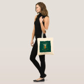 Slàinte! Saint Patrick's Day Pint van bier op groe Tote Bag (Voorkant (model))