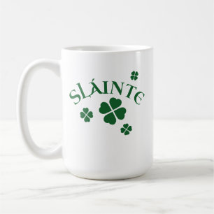 Slainte, Shamrock, Ierse St. Patrick's Lucky Green Koffiemok