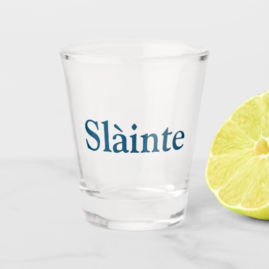 Slàinte Shot Glas (Voorkant)