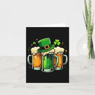 Slainte St Patricks Day Irish Women Mannen Cheers Kaart