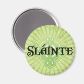 Slainte St. Patrick's Day Magnet Magneet (Voorkant / Achterkant)