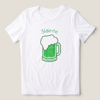 Sláinte St. Patty's Day Ierse feestdag Tri-Blend Shirt