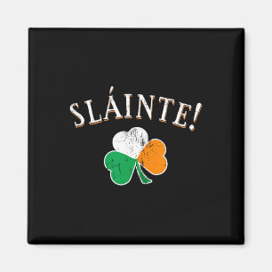 Slainte Toast Ireland Flag Shamrock St. Patrick's Magneet