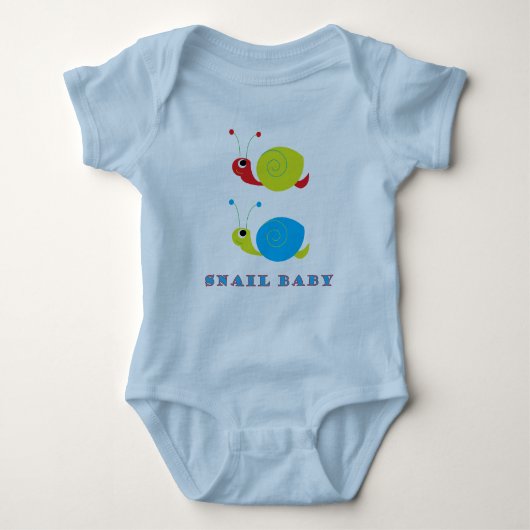 Slak Baby Romper (Voorkant)
