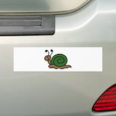 slak bumpersticker (Op auto)