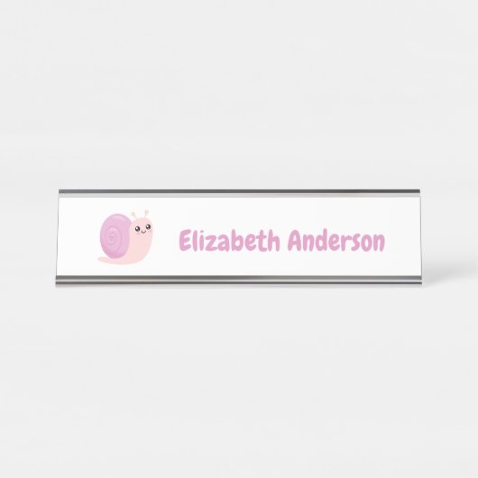 slak bureau naambordje (Voorkant)