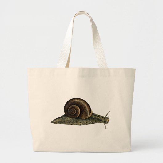  slak grote tote bag (Voorkant)