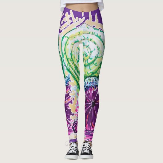 Slak in de vijg leggings (Voorkant)