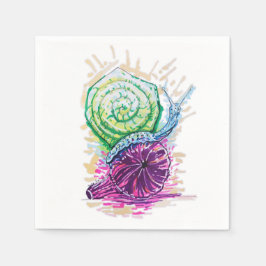 Slak in de vijg servet