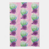 Slak in de vijg theedoek (Verticaal)