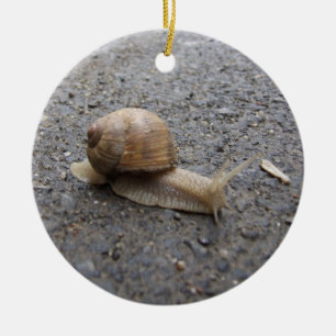 slak keramisch ornament
