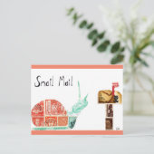 Slak Mail Briefkaart (Staand voorkant)