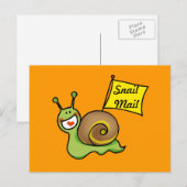 Slak Mail Briefkaart (Voorkant / Achterkant)