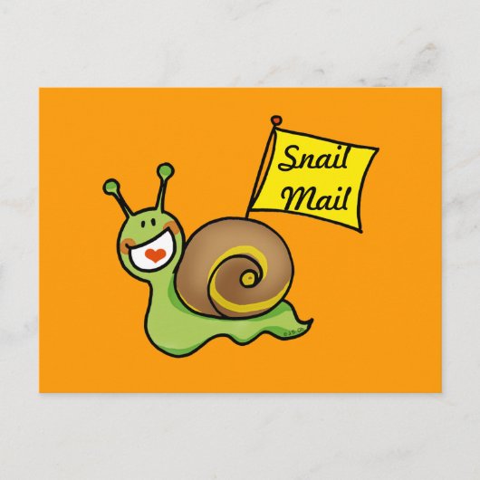 Slak Mail Briefkaart (Voorkant)