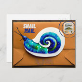 Slak Mail, Briefkaart voor postkruising (Voorkant / Achterkant)