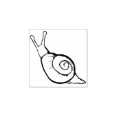 Slak Mail Rubberstempel (Afrduk)