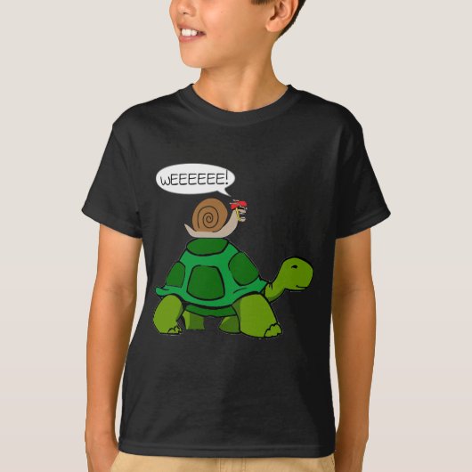 Slak & schildpad - Turbo Duo T-shirt (Voorkant)