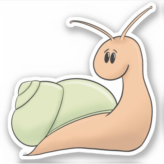 slak sticker (Voorkant)