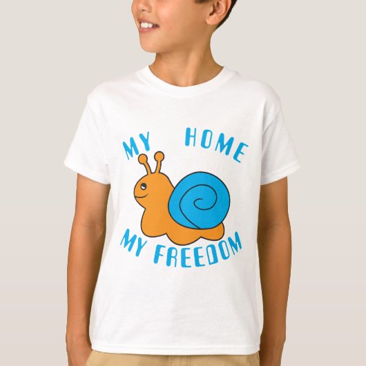 slak t-shirt (Voorkant)