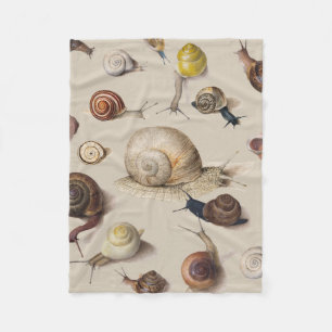 Slak Tuin Pet Gastropod Slak Botanische slakken Fleece Deken