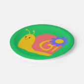 Slakkegelvormig voor kinderen met een hoge kleur papieren bordje (Gekanteld)