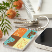 Slakken AcrylSleutelhanger Sleutelhanger (Voorkant Rechts)