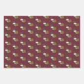 Slakken met fijne kerst inpakpapier vel (Voorkant 3)