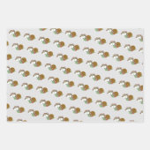 Slakken met fijne kerst inpakpapier vel (Voorkant 2)