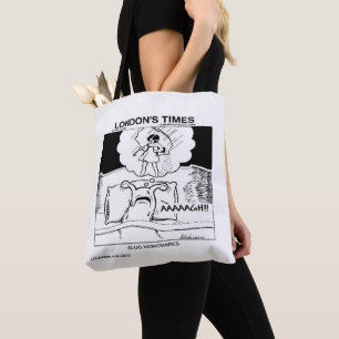Slakken Nachtmerries Klassieke LTCartoons Strip Draagtas