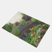 Slakken op een rotstuin (door H.A. Brendekilde) Deurmat (Schuin)