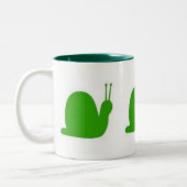 Slakken Tweekleurige Koffiemok (Links)