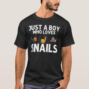 Slakken voor Mannen van jongens Langzaam slikken T-shirt