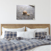 Slakkengang Canvas Afdruk (Insitu (Slaapkamer))