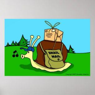 Slakkenpost Kinderen Poster