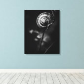 slakkenstaart canvas afdruk (Insitu (Houten vloer))