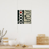 Slalom Poster Wall Art (Keuken)