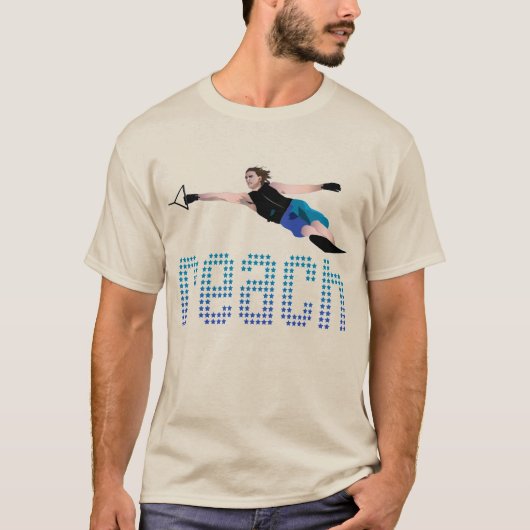 Slalom Waterskiing T-shirt (Voorkant)