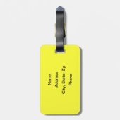 SLAM DUNK BAGAGELABEL (Achterkant verticaal)