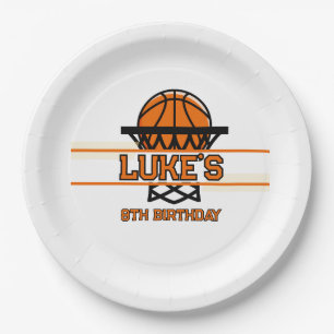 Slam Dunk Basketbal Verjaardag Papieren Cup Papieren Bordje