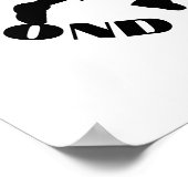 Slam Dunk Basketbalspeler Sport Poster (Hoek)